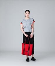 RSKGW07360 TRUNK HIROKO KOSHINO(ヒロココシノ) カットソーレイヤードTシャツ/日本製/洗える ライトグレー