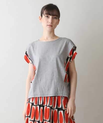 RSKGW07360 TRUNK HIROKO KOSHINO カットソーレイヤードTシャツ/日本製/洗える