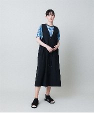 RSKHB05330 TRUNK HIROKO KOSHINO(ヒロココシノ) リネンライクプリントカットソー /日本製/洗える アイボリー