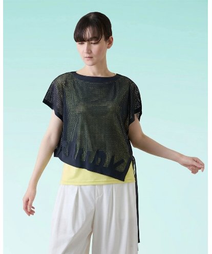 RSKHE02390 TRUNK HIROKO KOSHINO アシンメトリープリモーディアルベスト/日本製/洗える