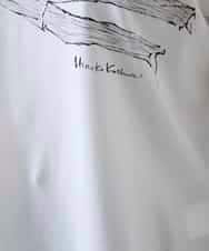 RSKHE22290 TRUNK HIROKO KOSHINO(ヒロココシノ) ファッションイラスト七分袖カットソー/日本製/洗える ホワイト