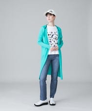 RSKHW05240 TRUNK HIROKO KOSHINO(ヒロココシノ) ドットロゴプリントTシャツ/日本製/洗える ベージュ