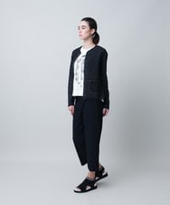 RSKIC10330 TRUNK HIROKO KOSHINO(ヒロココシノ) デザイン画プリントカットソー /日本製/洗える ブラック