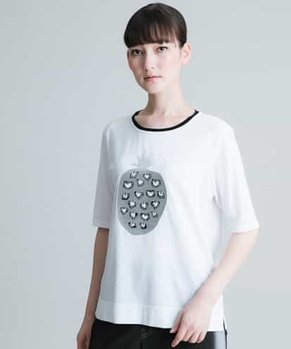 RSKIT07290 TRUNK HIROKO KOSHINO 【洗濯機で洗える/日本製】フルーツモチーフデザインTシャツ
