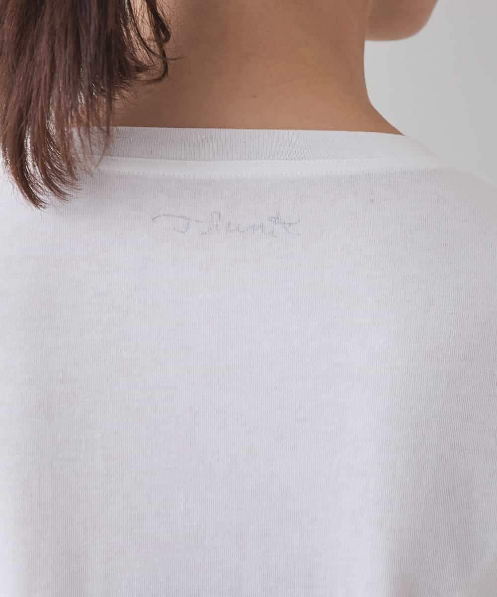 RSKJB04270 TRUNK HIROKO KOSHINO(ヒロココシノ) ベア天竺ロングスリーブTシャツ /日本製/洗える ホワイト
