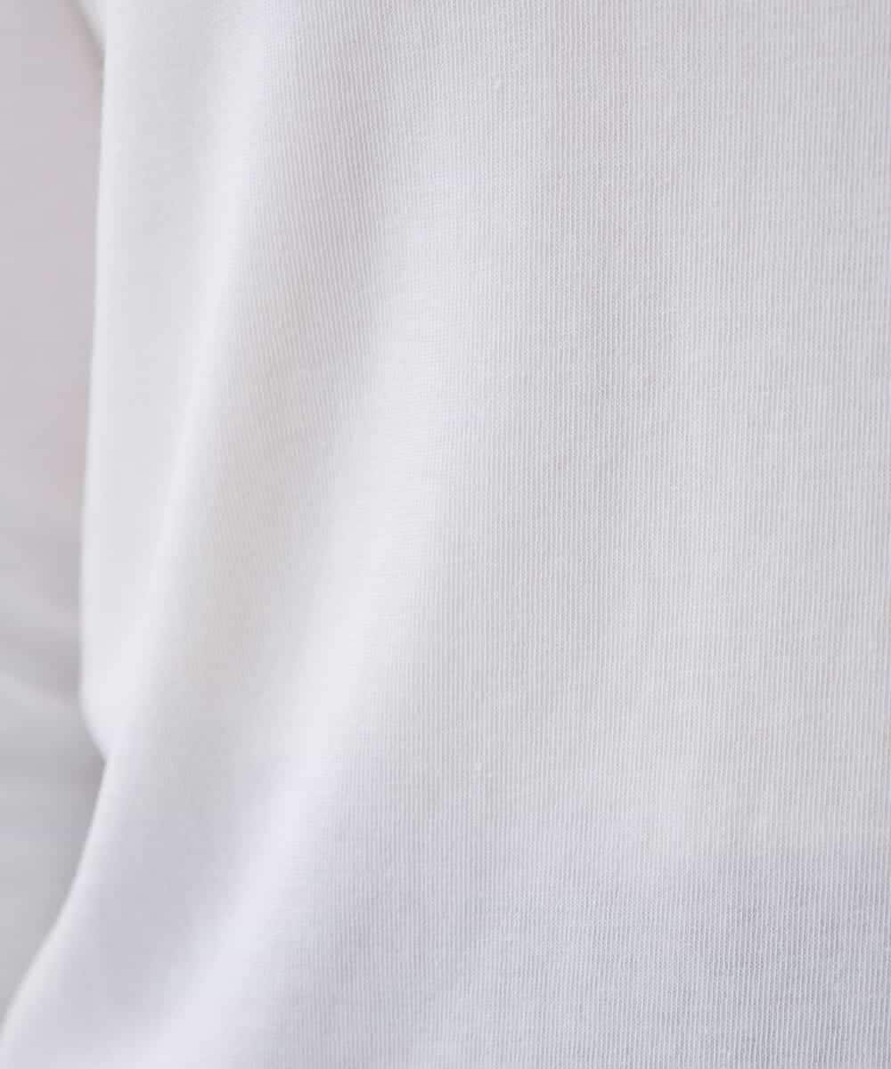 RSKJB04270 TRUNK HIROKO KOSHINO(ヒロココシノ) ベア天竺ロングスリーブTシャツ /日本製/洗える ホワイト
