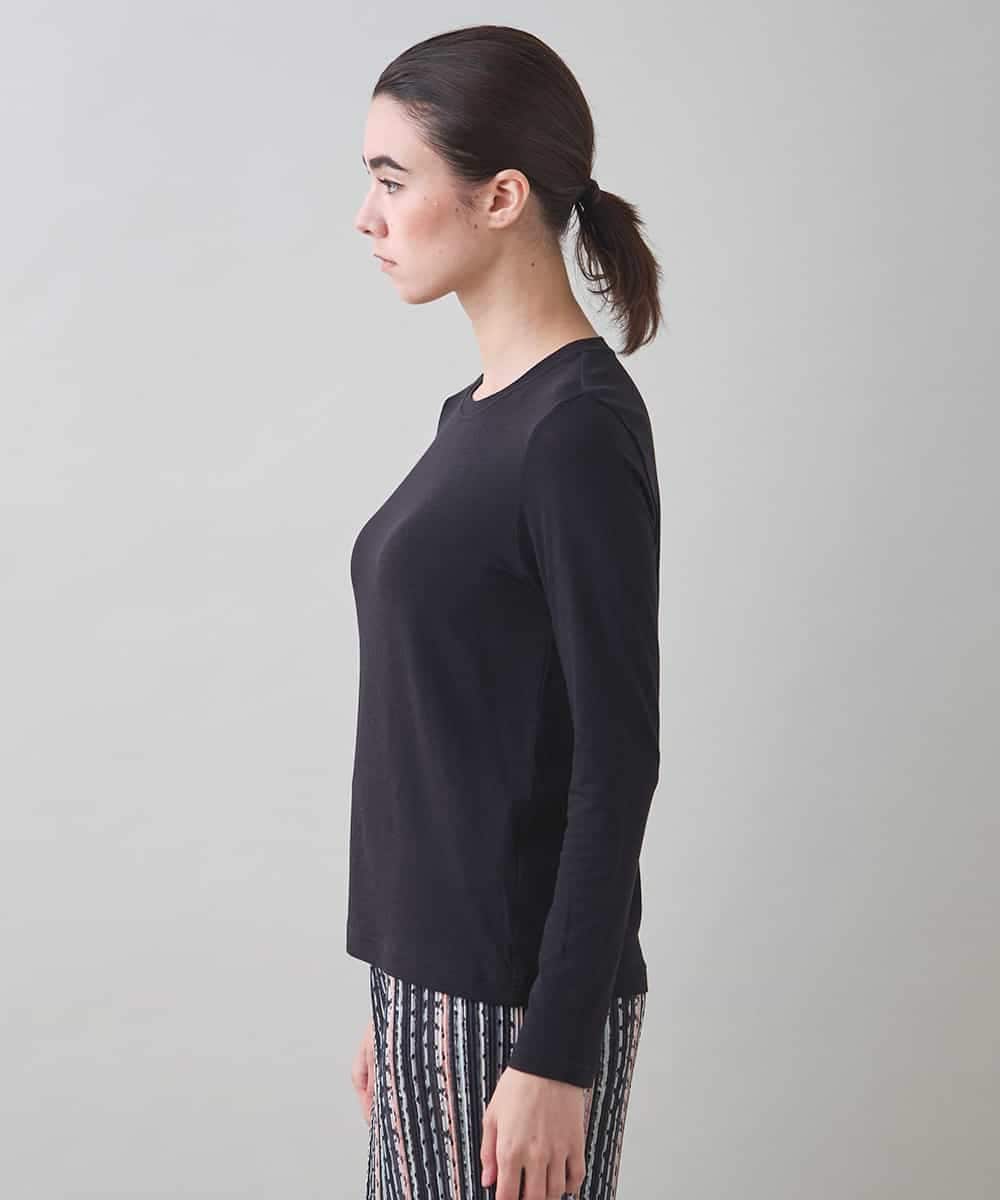 RSKJB04270 TRUNK HIROKO KOSHINO(ヒロココシノ) ベア天竺ロングスリーブTシャツ /日本製/洗える ホワイト