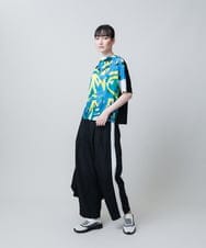 RSKJB08390 TRUNK HIROKO KOSHINO(ヒロココシノ) オリジナルプリントTシャツ /日本製/洗える グレー