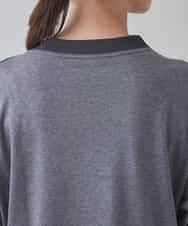 RSKJB08390 TRUNK HIROKO KOSHINO(ヒロココシノ) オリジナルプリントTシャツ /日本製/洗える グレー