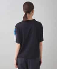 RSKJB08390 TRUNK HIROKO KOSHINO(ヒロココシノ) オリジナルプリントTシャツ /日本製/洗える グレー