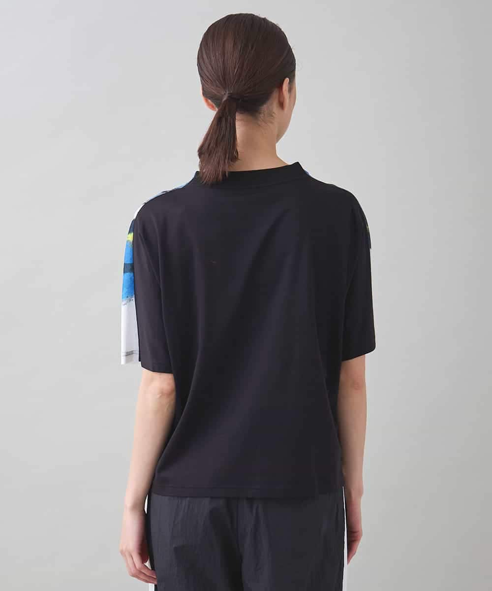 RSKJB08390 TRUNK HIROKO KOSHINO(ヒロココシノ) オリジナルプリントTシャツ /日本製/洗える グレー