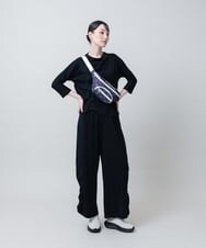 RSKJE13330 TRUNK HIROKO KOSHINO(ヒロココシノ) フロントラインプルオーバー/日本製/洗える ネイビー