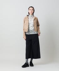 RSKLD06330 TRUNK HIROKO KOSHINO(ヒロココシノ) アニマル柄プリントインナーカットソー/日本製/洗える アイボリー