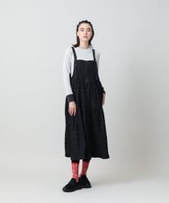 RSKLD07270 TRUNK HIROKO KOSHINO(ヒロココシノ) アルガンオイル配色カットソー/日本製/洗える グレー