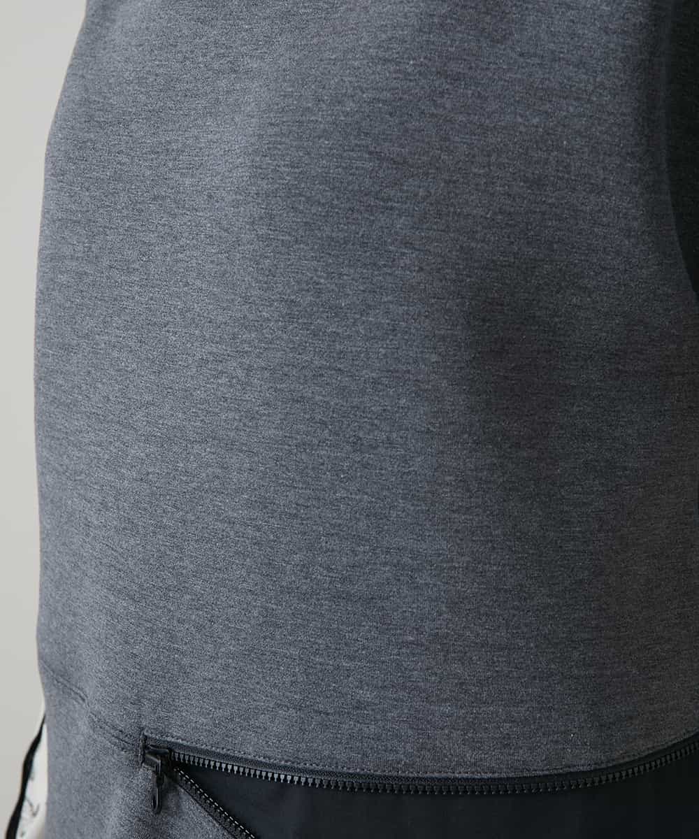 RSKLD11430 TRUNK HIROKO KOSHINO(ヒロココシノ) フォルムチェンジカットソー/洗える グレー