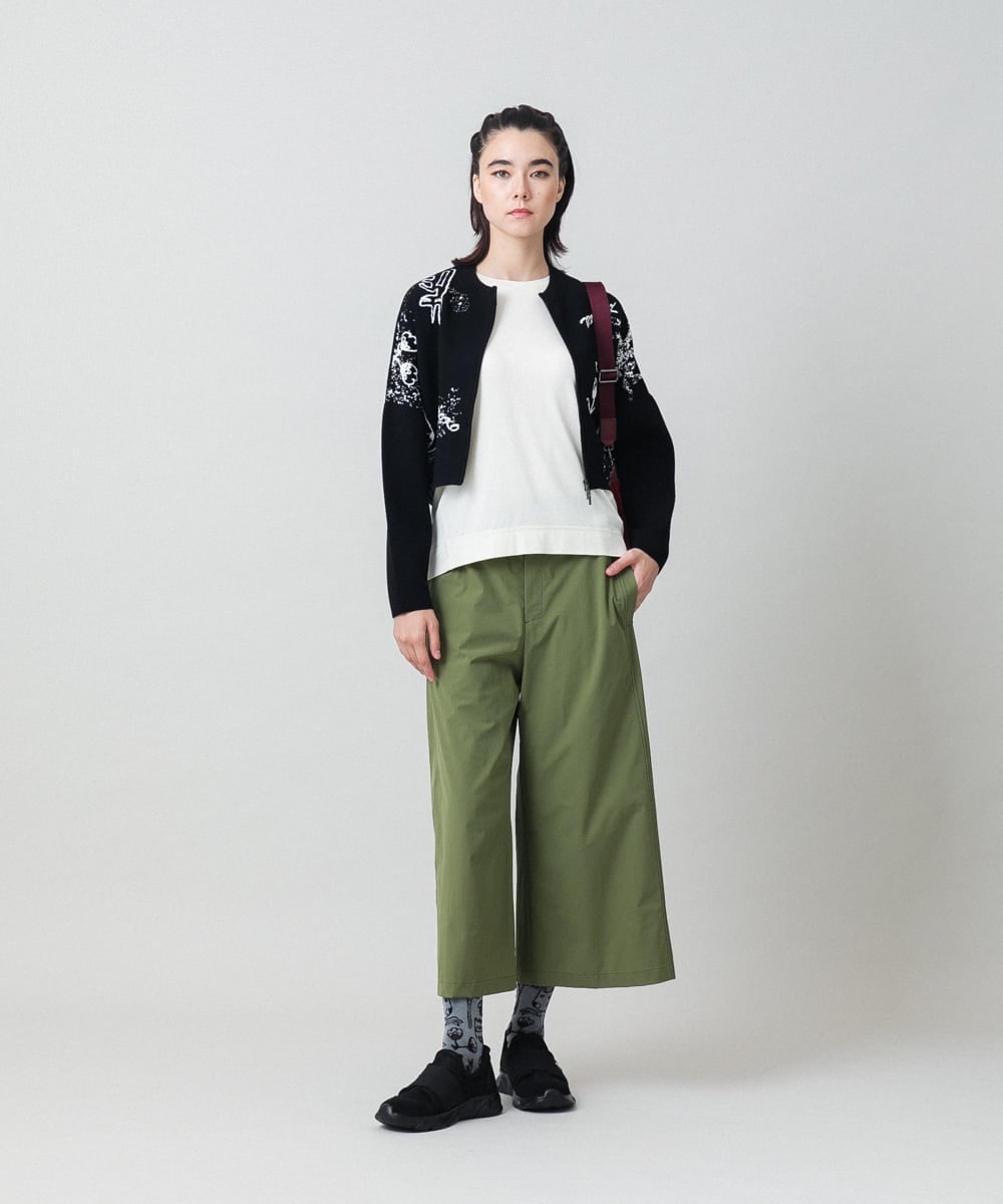 RSKLD15390 TRUNK HIROKO KOSHINO(ヒロココシノ) スタッズアクセントデザインカットソー/洗える アイボリー
