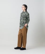 RSKLF18390 TRUNK HIROKO KOSHINO(ヒロココシノ) ロゴ総柄プリントチュニックカットソー/日本製/洗える ピンク