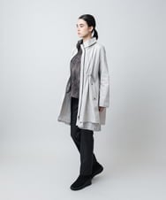 RSLAD18390 TRUNK HIROKO KOSHINO(ヒロココシノ) レザーライクスリムパンツ/洗える ブラック