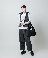 RSLAE10390 TRUNK HIROKO KOSHINO(ヒロココシノ) コーデュロイサルエルパンツ /洗える ベージュ