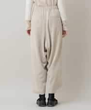 RSLAE10390 TRUNK HIROKO KOSHINO(ヒロココシノ) コーデュロイサルエルパンツ /洗える ベージュ