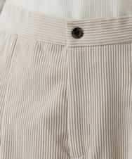 RSLAE10390 TRUNK HIROKO KOSHINO(ヒロココシノ) コーデュロイサルエルパンツ /洗える ベージュ