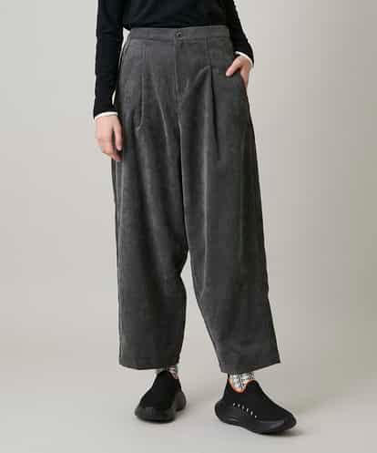RSLAE10390 TRUNK HIROKO KOSHINO コーデュロイサルエルパンツ /洗える