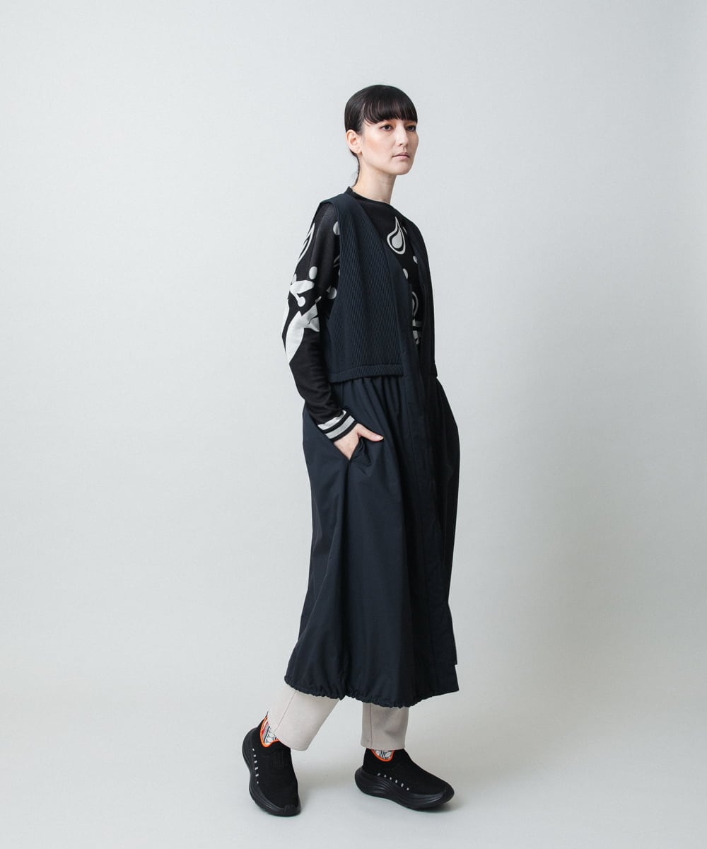 RSLAE14360 TRUNK HIROKO KOSHINO(ヒロココシノ) スエードライクシルエットパンツ/洗える ベージュ