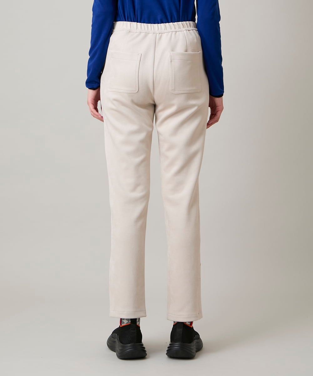 RSLAE14360 TRUNK HIROKO KOSHINO(ヒロココシノ) スエードライクシルエットパンツ/洗える ベージュ