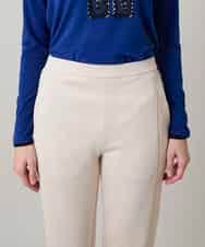 RSLAE14360 TRUNK HIROKO KOSHINO(ヒロココシノ) スエードライクシルエットパンツ/洗える ベージュ