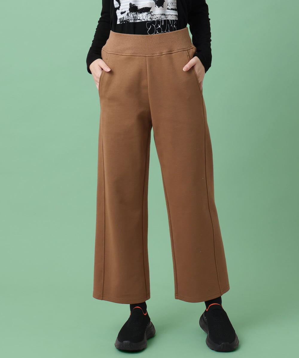 RSLAG19360 TRUNK HIROKO KOSHINO(ヒロココシノ) ダンボールニットスウェットパンツ/洗える ベージュ