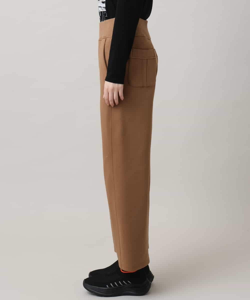 RSLAG19360 TRUNK HIROKO KOSHINO(ヒロココシノ) ダンボールニットスウェットパンツ/洗える ベージュ