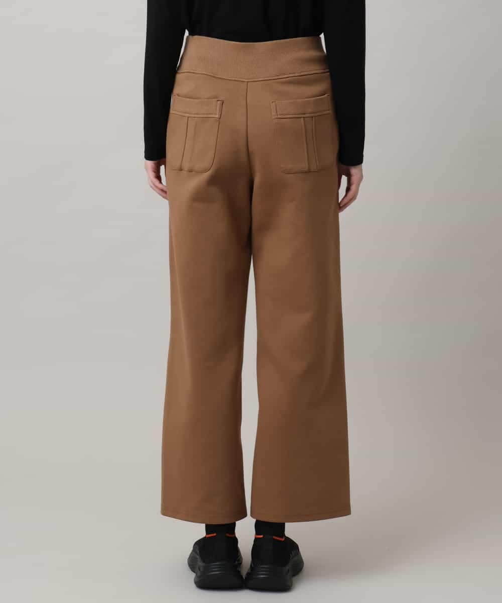 RSLAG19360 TRUNK HIROKO KOSHINO(ヒロココシノ) ダンボールニットスウェットパンツ/洗える ベージュ