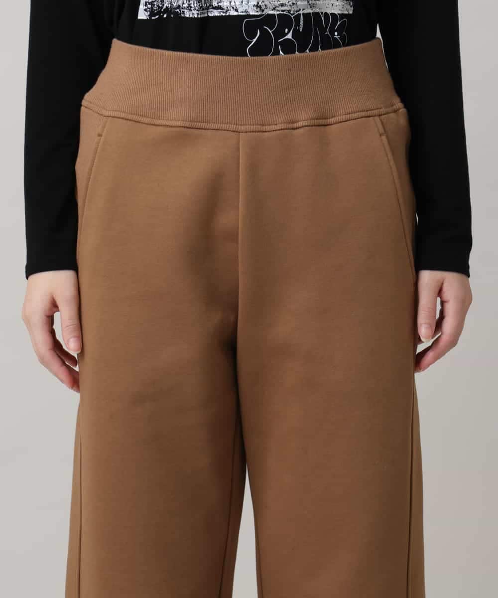 RSLAG19360 TRUNK HIROKO KOSHINO(ヒロココシノ) ダンボールニットスウェットパンツ/洗える ベージュ