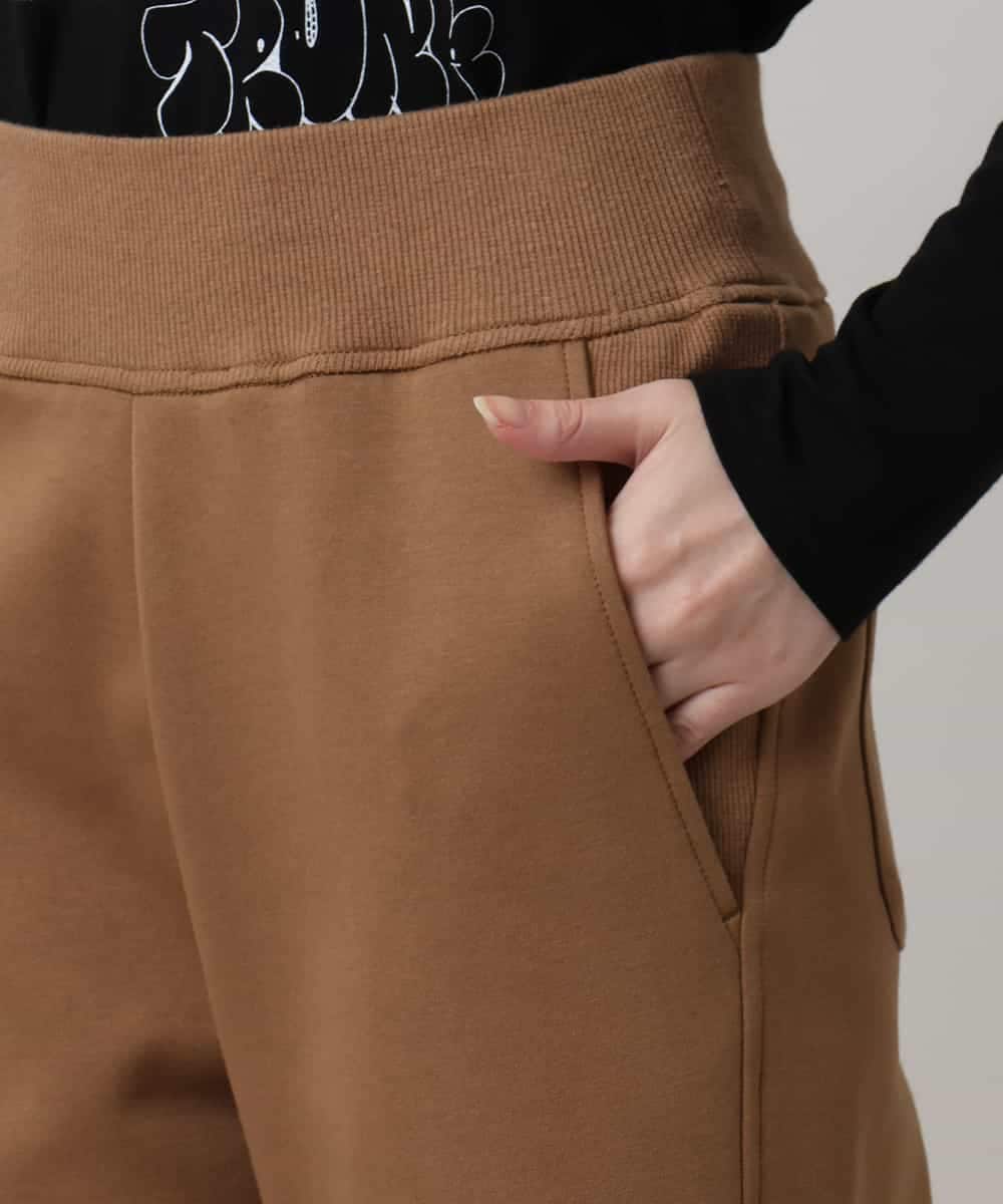 RSLAG19360 TRUNK HIROKO KOSHINO(ヒロココシノ) ダンボールニットスウェットパンツ/洗える ベージュ