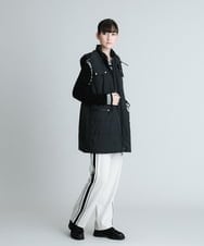 RSLAS12340 TRUNK HIROKO KOSHINO(ヒロココシノ) 【洗濯機で洗える】ソフトダブルクロスラインパンツ アイボリー
