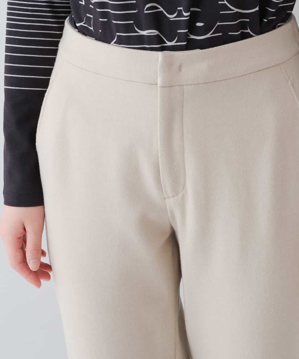 【洗える】2WAYストレッチクロップドパンツ