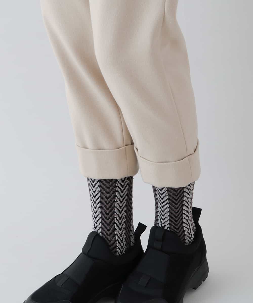 【洗える】2WAYストレッチクロップドパンツ
