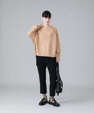 RSLAV12340 TRUNK HIROKO KOSHINO(ヒロココシノ) 【洗濯機で洗える】フラップポケットストレッチパンツ ライトブルー