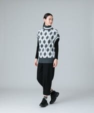 RSLAW17340 TRUNK HIROKO KOSHINO(ヒロココシノ) 【洗濯機で洗える】ツイル起毛タックアンクルパンツ ベージュ