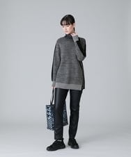 RSLAX51360 TRUNK HIROKO KOSHINO(ヒロココシノ) 【洗濯機で洗える】ストレッチレザースリムパンツ ブラック