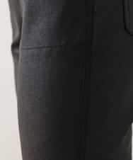 RSLAX51360 TRUNK HIROKO KOSHINO(ヒロココシノ) 【洗濯機で洗える】ストレッチレザースリムパンツ ブラック