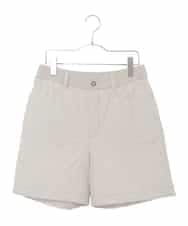 RSLAX74330 TRUNK HIROKO KOSHINO(ヒロココシノ) 【洗える】中綿入りデザインショートパンツ オフホワイト