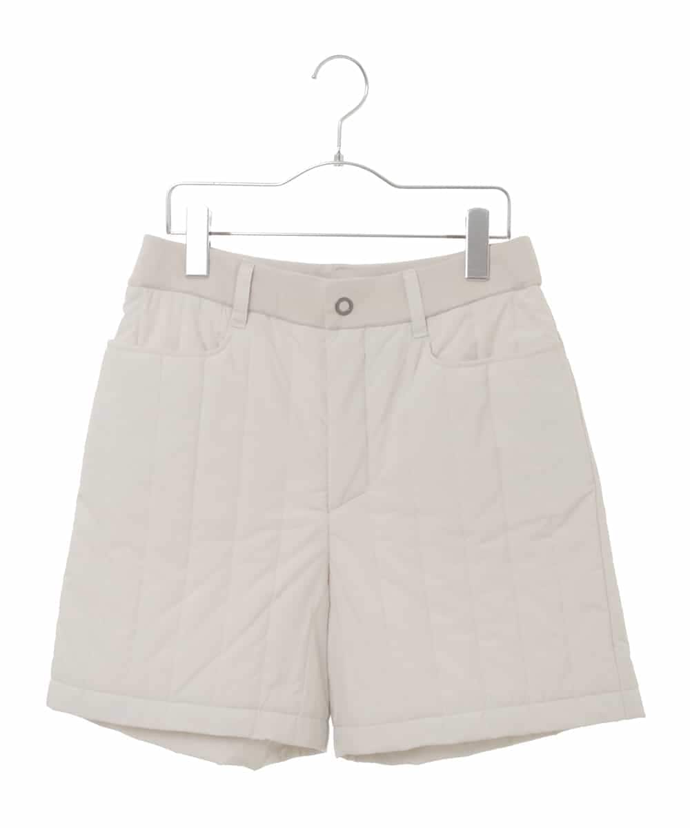 RSLAX74330 TRUNK HIROKO KOSHINO(ヒロココシノ) 【洗える】中綿入りデザインショートパンツ オフホワイト