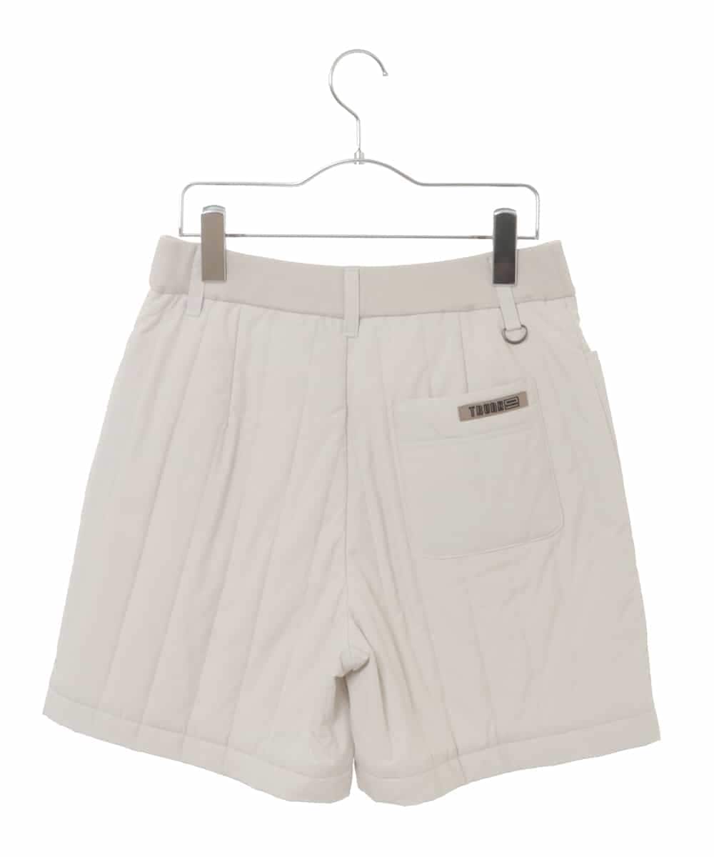 RSLAX74330 TRUNK HIROKO KOSHINO(ヒロココシノ) 【洗える】中綿入りデザインショートパンツ オフホワイト