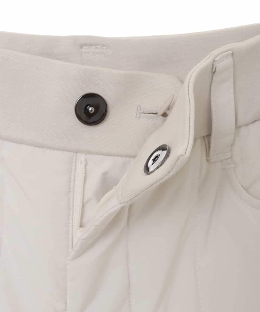 RSLAX74330 TRUNK HIROKO KOSHINO(ヒロココシノ) 【洗える】中綿入りデザインショートパンツ オフホワイト