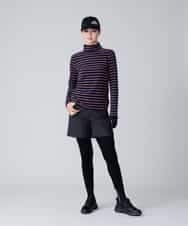 RSLAX74330 TRUNK HIROKO KOSHINO(ヒロココシノ) 【洗える】中綿入りデザインショートパンツ ブラック