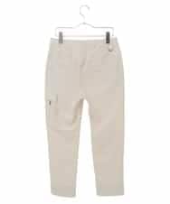 RSLAX79340 TRUNK HIROKO KOSHINO(ヒロココシノ) 【洗濯機で洗える】ハイテンションスリムカーゴパンツ アイボリー