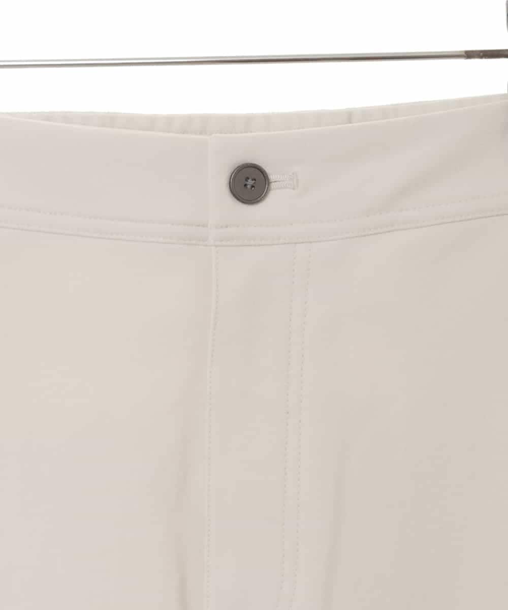 RSLAX79340 TRUNK HIROKO KOSHINO(ヒロココシノ) 【洗濯機で洗える】ハイテンションスリムカーゴパンツ アイボリー