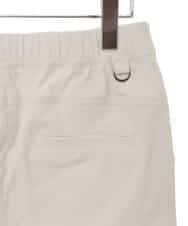 RSLAX79340 TRUNK HIROKO KOSHINO(ヒロココシノ) 【洗濯機で洗える】ハイテンションスリムカーゴパンツ アイボリー