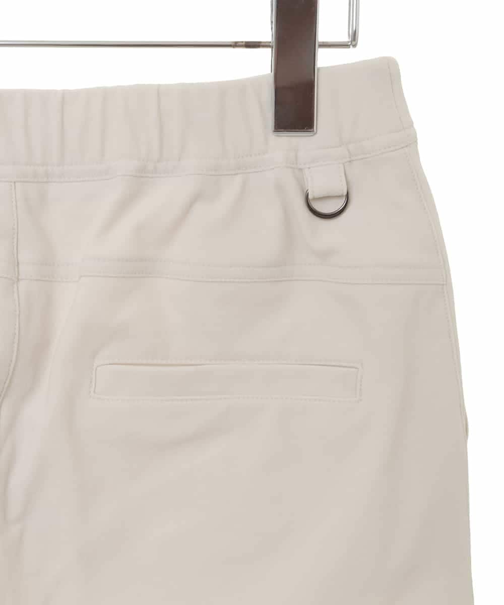 RSLAX79340 TRUNK HIROKO KOSHINO(ヒロココシノ) 【洗濯機で洗える】ハイテンションスリムカーゴパンツ アイボリー